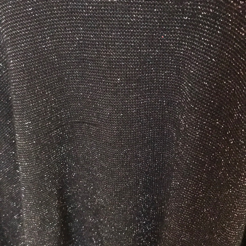 Black Sparkle Cut Out Sleeveless Dress View 5